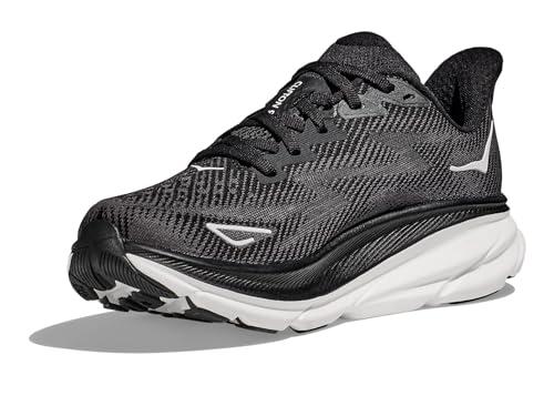 HOKA One One 1127896-BWHT Clifton 9 Black/White Women's Scarpe Taglia US 5.5