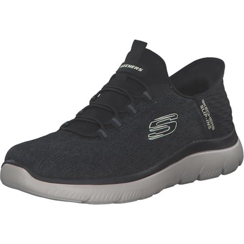 Skechers Summits Key Pace, Scarpe da Ginnastica Uomo, Rete Nera, 42 EU