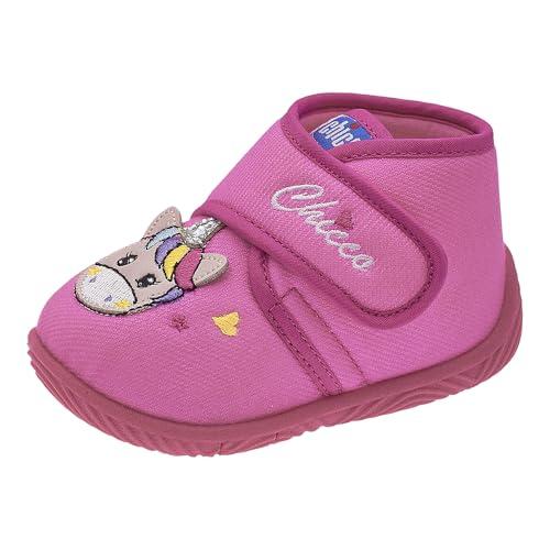 Chicco, Pantofole Bambina, Ciabatte Asilo e Casa Flessibili, Leggere e Traspiranti, con Comoda Chiusura a Strappo, Designed in Italy