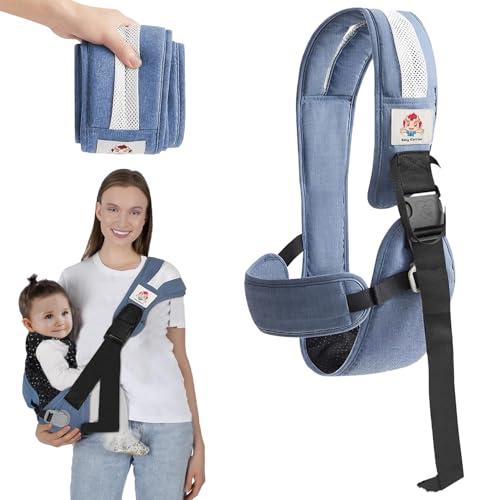 Fascia Porta Bambino, Fascia Neonato Multifunzionale, Marsupio Portatile Bebe, Portatile Marsupio Neonato, Fascia Bebe per Regolabile, marsupio neonato laterale, marsupio per bambini, per bambini