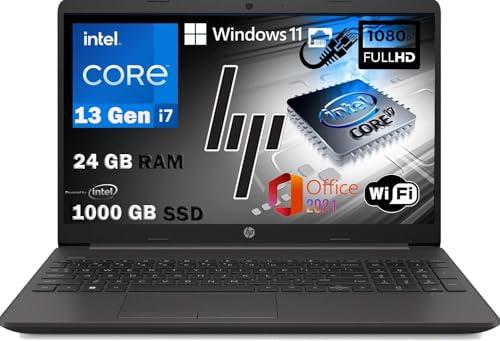 HP Notebook 250 G10, Pc portatile Grey, Intel Core i7 1335U 13Th Gen 5Ghz, Ram 24Gb, SSD 1000Gb, Display 15.6