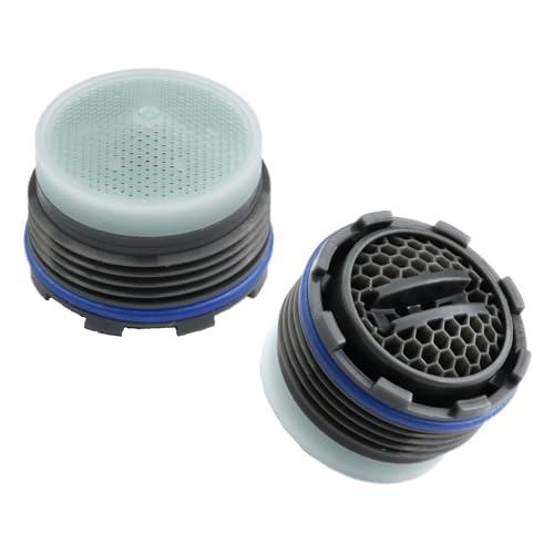 Aeratore rubinetti 5,7 l, M18,5 compatibili con IKEA miscelatore ÄLMAREN, YTTRAN, GLYPEN ricambio rompigetto con limitatore di flusso (2 pezzi)