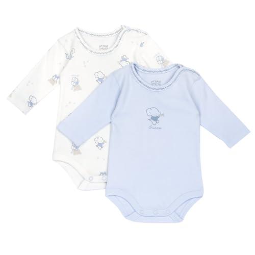 Chicco, Body Neonato e Neonata a Manica Lunga, in Morbido Cotone, con Comoda Apertura sulla Spalla e a Patello, Abbigliamento Bambino e Bambina 0-24 Mesi, Idee Regalo Nascita, Designed in Italy