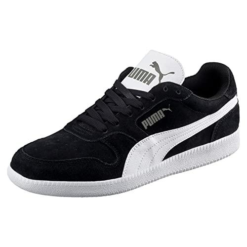 PUMA ICRA Trainer SD, Low Top Sneaker Unisex-Adulto, Black-White, 43 EU