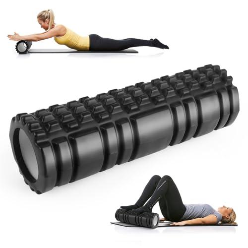 TNOMSNO Foam Roller, Roller Pilates per Tensione Muscolare Rullo Massaggio Muscolare, 30×8cm Rivitalizza il Tuo Corpo Sulla Colonna Vertebrale e Sulle Gambe