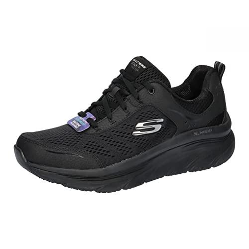 Skechers D'lux Walker Infinite Motion, Scarpe Da Ginnastica Donna, Nero, 40 EU
