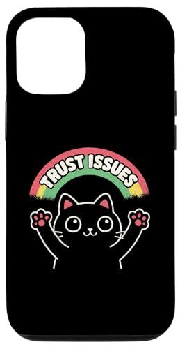 Trust Issues- Funny Design For All Who are weary Of people Custodia per iPhone 12/12 Pro