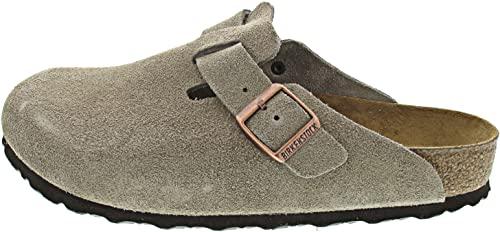 Birkenstock Boston, Zoccoli Uomo, Beige (Taupe Taupe), 39 EU