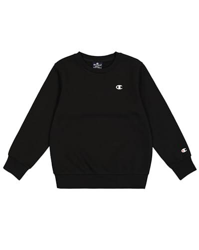 Champion Legacy Legacy Basics B - Ultralight Powerblend Fleece Crewneck Felpa, Nero, 7-8 Anni Bambino FW23