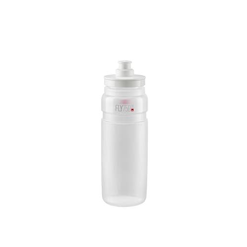 Elite Fly Tex Borraccia Ciclismo 750ml – Trasparente – Ultraleggera, Senza BPA, Facile da Spremere