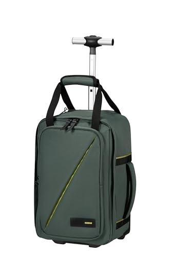 American Tourister Take2Cabin - Borsa da cabina Ryanair 40 x 25 x 20 cm, 20 L, 1,40 kg, zaino con ruote, bagaglio a mano, zaino aereo S Underseater, verde (Dark Forest)