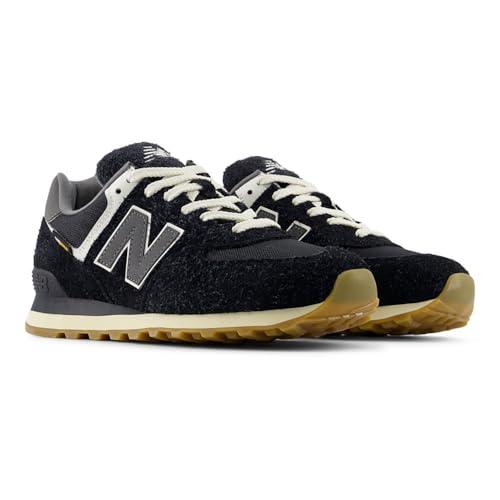 New Balance 574, Sneaker Uomo, Nero, 42 EU