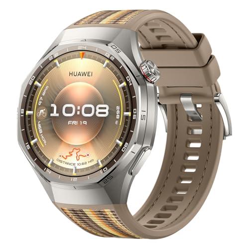 HUAWEI GT 6 Pro 46mm Titanium-Brown smart-watch fitness trackers bluetooth-call sleep monitor