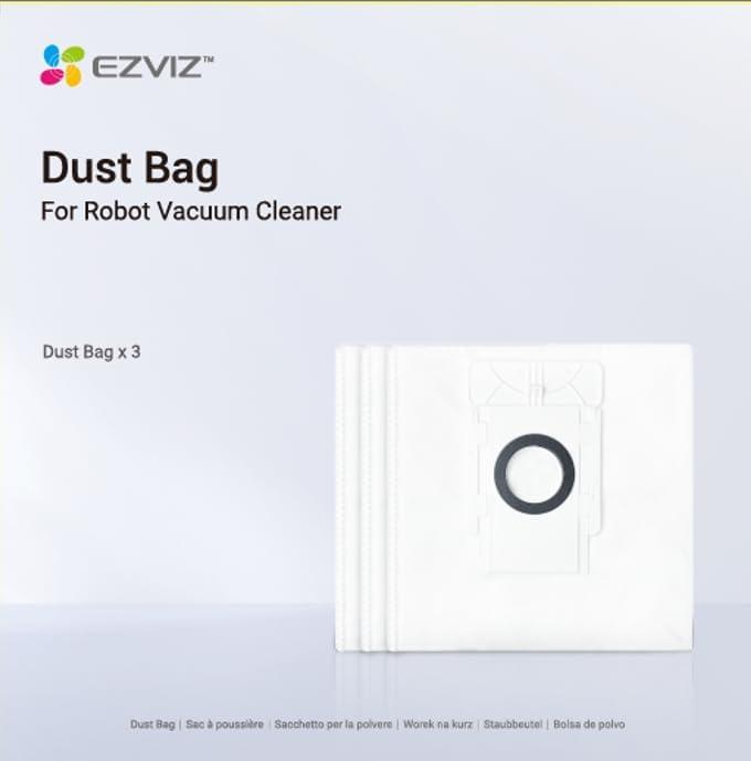 3*Sacchetto per la Polvere Ricambio per EZVIZ Robot Aspirapolvere RE4 Plus, RE5 Plus