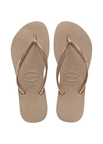 Havaianas - Infradito slim da donna, Rosa (oro rosa.), 27/28 EU
