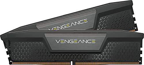 CORSAIR VENGEANCE DDR5 RAM 48GB (2x24GB) 6000MHz CL36 Intel XMP Compatibile iCUE Memoria per Computer - Nero (CMK48GX5M2E6000C36)