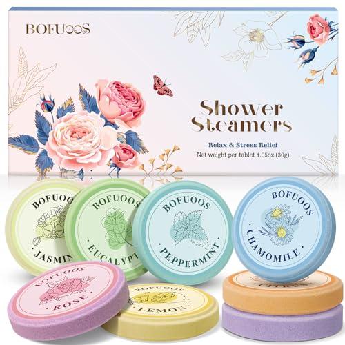 Regali per Donna Bombe da Bagno Aromaterapia con Olio Essenziale per Alleviare lo Stress SPA, Regalo di Compleanno Natale Calendario Avvento 2025 per Donna Mamme (8 pezzi)