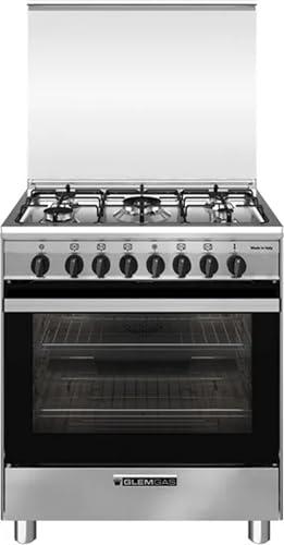 SA765MI6 - Cucina a gas con forno elettrico, 5 fuochi 70x60 cm, inox, Classe energetica A