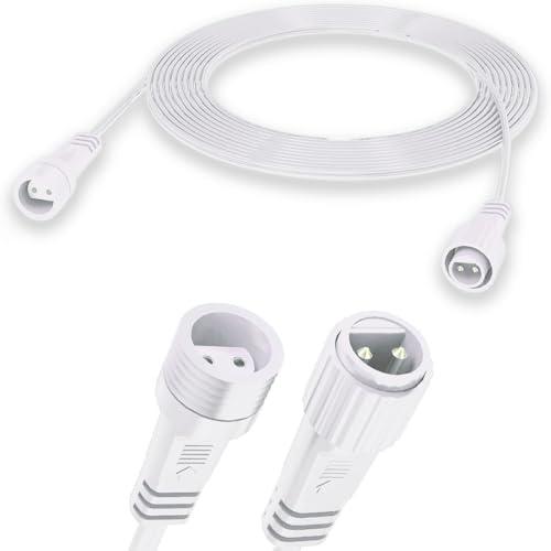 Joysing Prolunga Luci Natale 3m 2 Pin Connettore per Luci di Natale, IP44 Impermeabile Cavo di prolunga per Catena Luminosa Esterno Luci da Giardino Luci Stringa