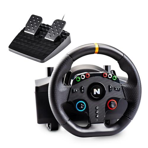 NITHO Drive Pro ONE V24 Volante da Corsa con Pedali, Volante da Gioco a 270 Gradi per PC, PS4, Xbox One, Xbox Series X|S e Switch, Simulatore di Guida - Solo per Giochi Arcade