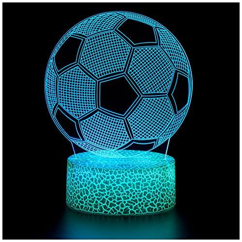 ZNZ Luci Notturna 3D, Lampada del Buonumore tattile a Illusione Ottica a LED con Telecomando, Regali Giocattolo per Bambini Ragazzi Uomini Donne, 16 Colori che Cambiano per l'arredamento Della