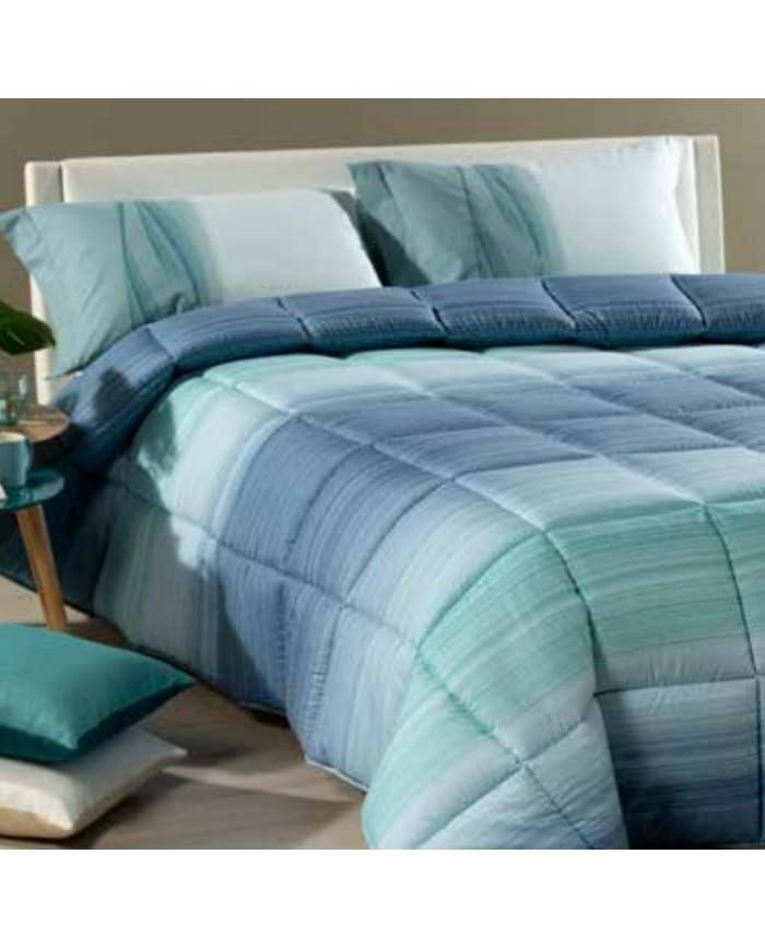 Trapunta Rainbow in Microfibra Caleffi Matrimoniale/Blu