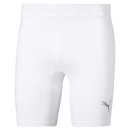 PUMA Liga Baselayer Short Tight, Collant Uomo, White, S