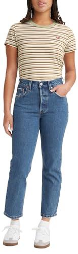 Levi's 501 Crop, Jeans Donna, Jazz Pop, 27W / 28L