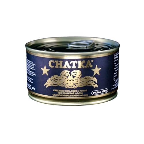 Chatka Conserva di Granchio Reale Rosso, 100% Zampe, Formato Tradizionale (90 grams)