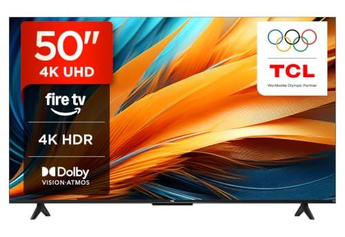 TCL - 50PF650 50 Pollici TV 4K Ultra HD, Smart LED e Fire TV (Dolby Vision, Dolby Atmos, DTS, HDR 10, Alexa integrato, Airplay2, Miracast)