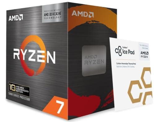 AMD Ryzen 7 5800X3D Edizione 10° Anniversario, processore desktop per socket AM4 e memoria DDR4.