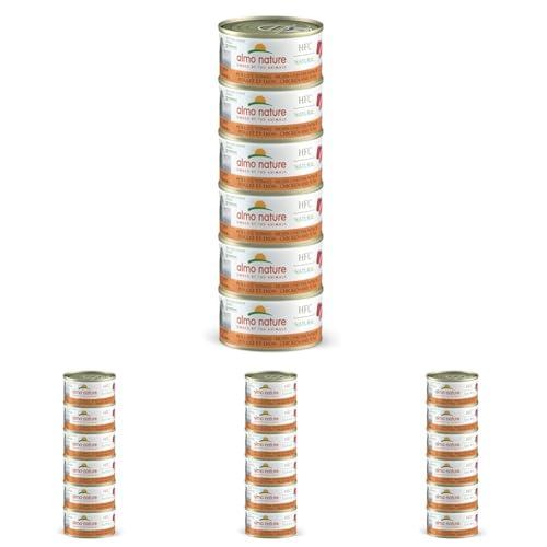 Almo Nature HFC Natural Alimento Umido per Gatti - Pollo e Tonno - Confezione da 1680 g (6 x 70 g)