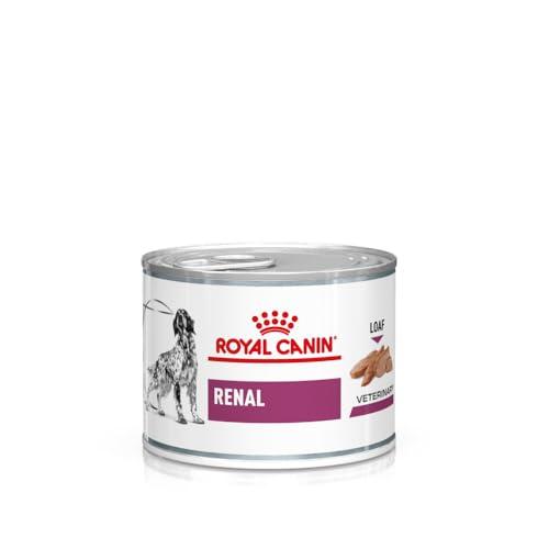 Royal Canin Veterinary Renale | 12 x 200 g | Alimento dietetico completamente naturale per cani adulti | Può aiutare la funzione renale nell'insufficienza renale cronica | Mousse