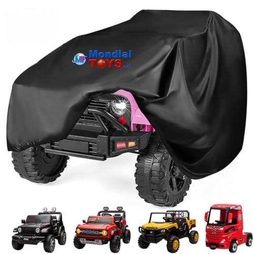 Copertura Auto Giocattolo Bambini Universale Cover Impermeabile Anti-UV per Veicoli Elettrici per Bambini Esterni e Interni (XL) Misure: 140x84x82 cm