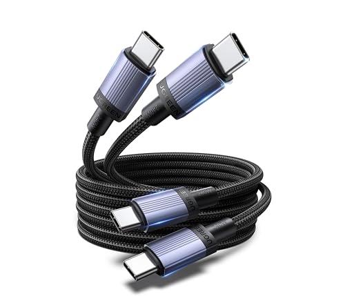 UGREEN 2Pack Cavo USB C 240W, Type C Ricarica Rapida PD 3.1, Compatibile con MacBook, iPad Air, ASUS, HP, iPhone 17 Pro Max Air Pro Max Air/16/15 Plus Pro Max, Galaxy S26/25, Pixel 10/9.2M