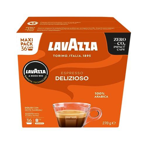 Lavazza A Modo Mio Espresso Delizioso, 360 Capsule, Tostatura Media, 10 Confezioni da 36 Capsule