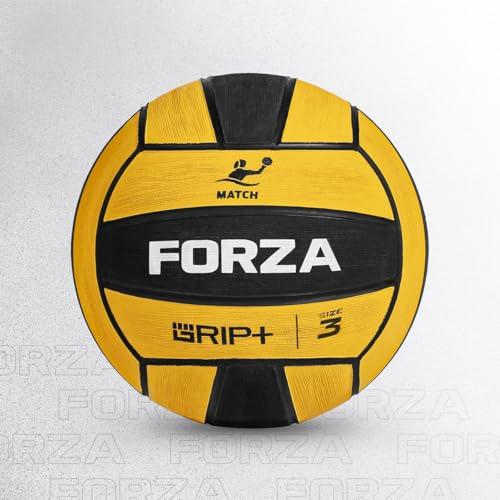 FORZA Palle Pallanuoto – Gomma Impermeabile E Neoprene Di Qualità Superiore, Taglie Ufficiali (Misura 3, Pacco Da 1)