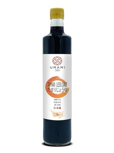 Umami Salsa di Soia Tamari Meno Salata (Less Salt) Prodotta in Giappone da fermentazione in stile artigianale 750ml