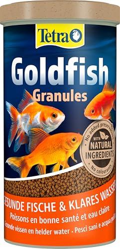 Tetra Goldfish Granules - Mangime granulare per Pesci Rossi e Altri Pesci d'Acqua Fredda, lattina da 1 L
