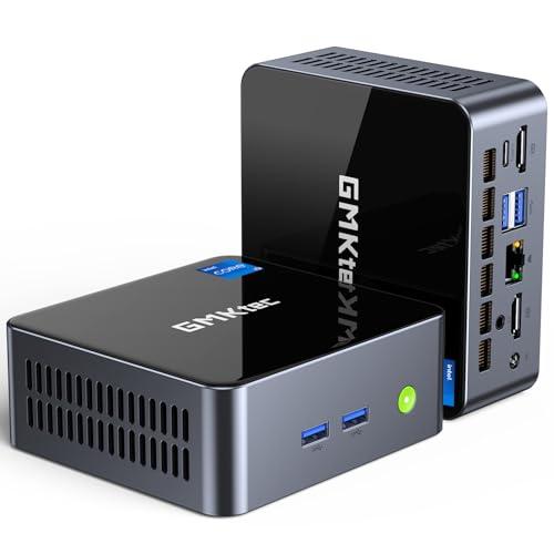 GMKtec Mini PC, M2 Pro Intel Core i7-1195G7 (Turbo 5,0 GHz) 512 GB PCIe SSD 16 GB DDR4 3200 MHz, Mini computer desktop con WiFi 6 / USB 3.2 / BT 5.2 / DP/HDMI / RJ45 2,5G, Micro-comAputer
