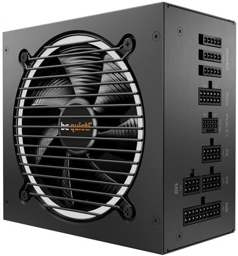 be quiet! Pure Power 12 M 750W, compatibile ATX 3.1 e PCIe 5.1, 80 PLUS Gold, alimentatore modulare, cavo 12V-2x6 incluso, ventola be quiet! da 120 mm, BN343