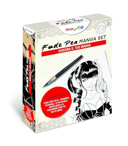 Pentel Fude Pen Manga Set