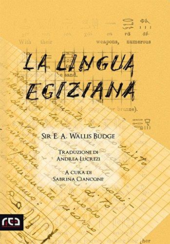 La lingua egiziana (Contemporanea Vol. 1)