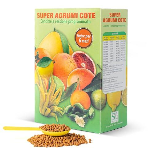 SAVINI VIVAI Concime Agrumi Super Cote Fertilizzante Biologico per Tutte le Piante per Abbondante Produzione Come Limoni Mandarini Arance in Vaso e Pieno Terra Made Italy