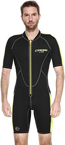 LIDO MAN SHORTY WETSUIT BLACK/YELLOW XXL/6