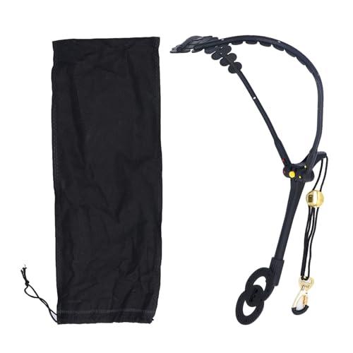 Doppia Tracolla per Sassofono, Tracolla Regolabile per Sax Tenore Alto per Spettacoli Teatrali, concerti, prove e performance