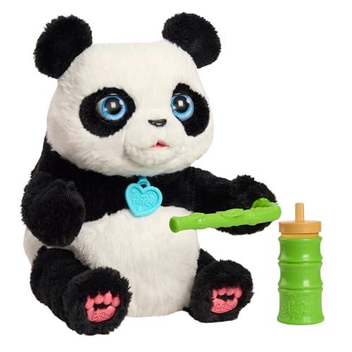 Just Play Giocattolo interattivo FurReal Coco The Tumbling Panda da 26,7 cm, oltre 60 suoni e reazioni, peluche, giocattoli per bambini dai 4 anni