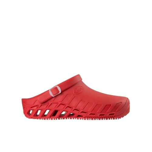Scholl Linea Professionale Clog Evo, Rosso, 37.5 EU