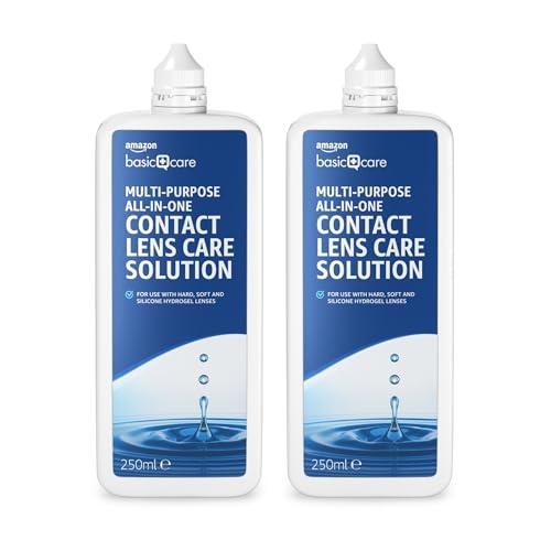 Amazon Basic Care Soluzione per lenti a contatto all-in-one 2 x 250 ml
