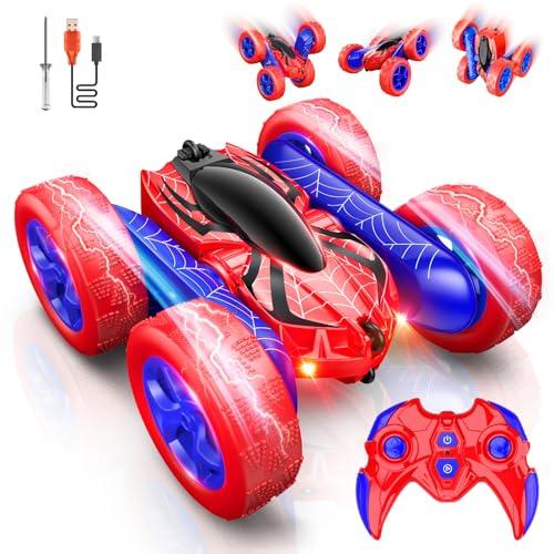 Macchina Telecomandata per Bambini, 2.4Ghz 360° Rotazione Macchinine per Bambini, 4WD RC Auto Radiocomandata Giocattoli Giochi Bambini 3-10 Anni Maschio - Regali Natale Bambini